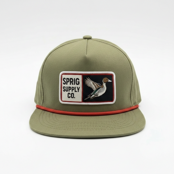 The Sprig Supply Co. Block Patch Rope Hat
